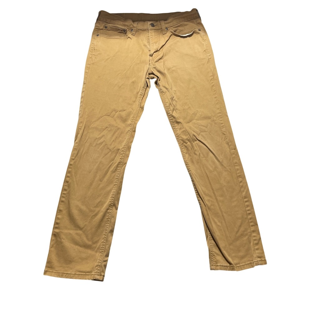 Levis 541 Athletic Taper Pants Mens 31x32 Tan Khaki Chino WaterLess 18181-0131